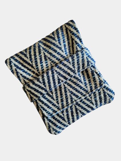 blauwe handgemaakte penetui vulpennen